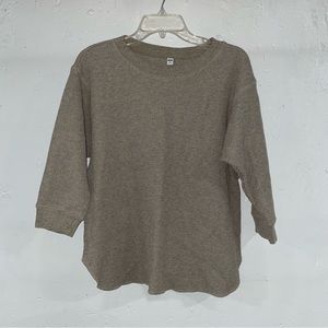 Uniqlo Waffle Knit Top